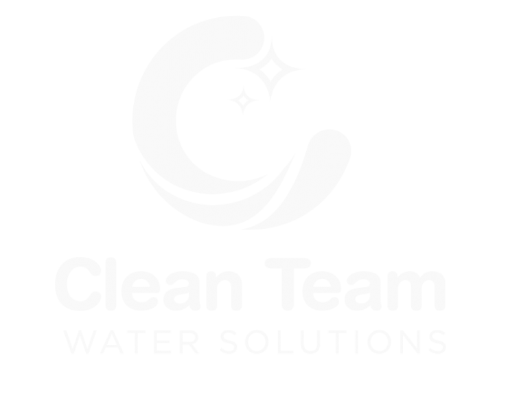 Logo Clean Team white vertical